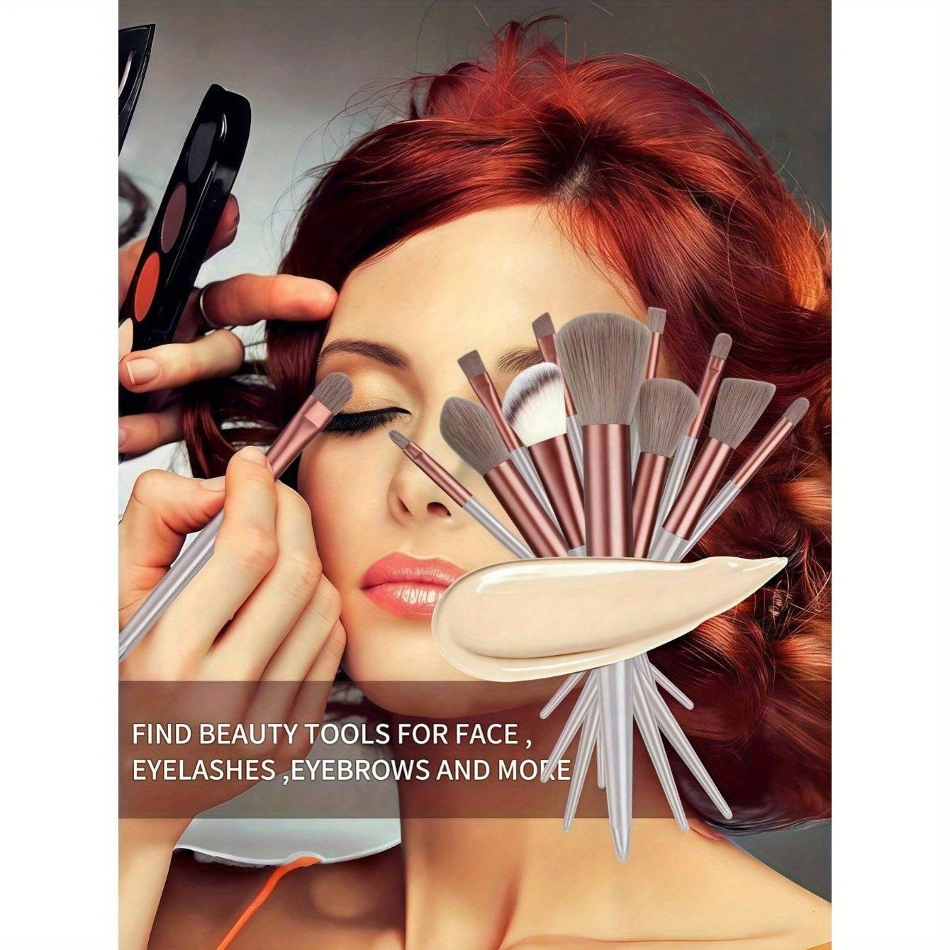13-Piece Professional Makeup Brush Set – Soft Beauty Brushes for Everyday Application